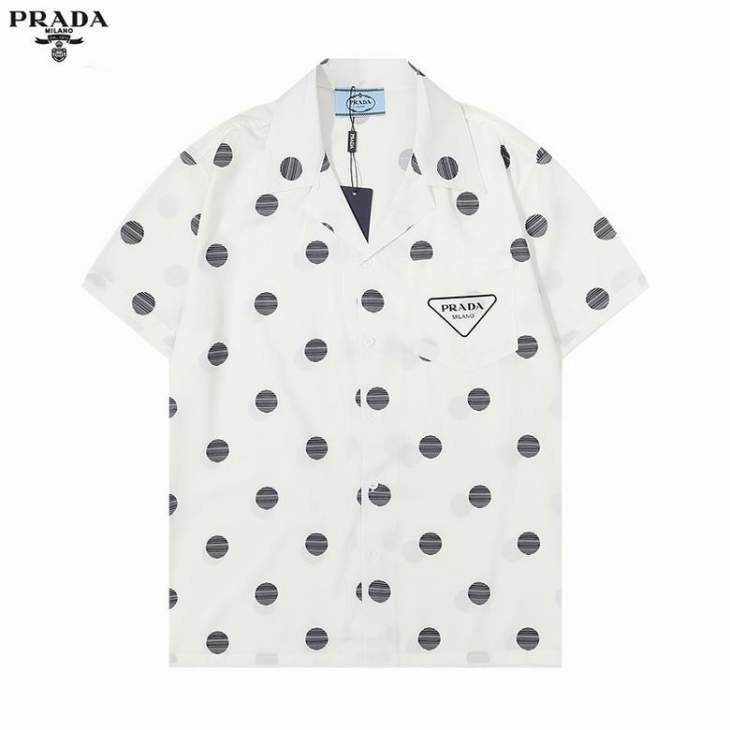 Picture of Prada  Shirts Short _SKUPradaM-3XLystQ7028709